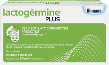 Humana Lactogermine plus fermenti lattici 10 flaconcini