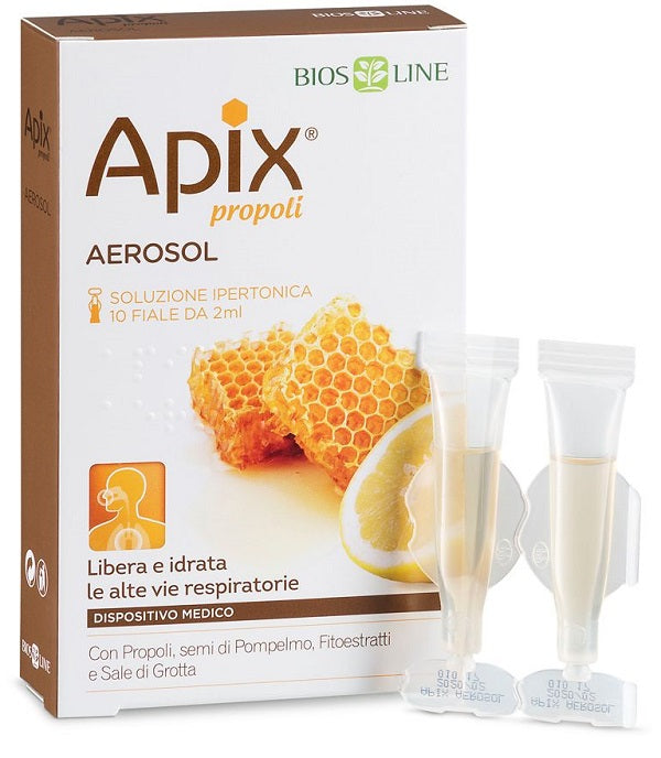 Apix propóleo aerosol 10 viales monodosis x 2 ml biosline