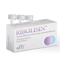 Soluzione oftalmica ribolisin monodose 15 flaconcini 0,35ml