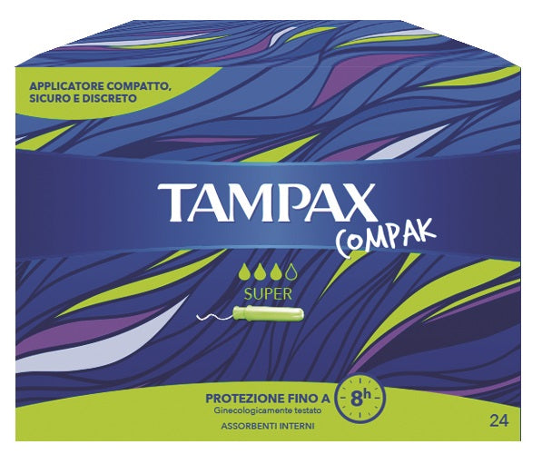 Tampax compak super 24 pezzi