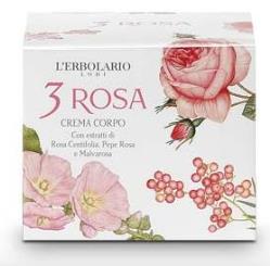 L'ERBOLARIO 3 Rosa - crema corpo 200 ml