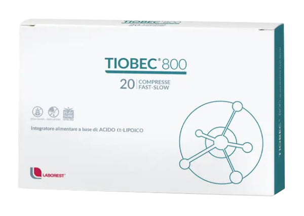 Tiobec 800 20 compresse fast-slow 36 g