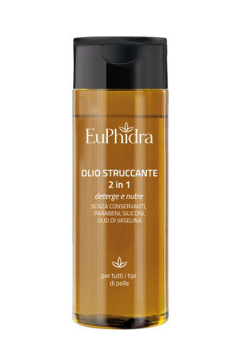 Euphidra olio detergente struccante in flacone da 100 ml con astuccio