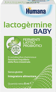 Humana Lactogermine baby gocce flacone da 7,5 g con tappo serbatoioe contagocce