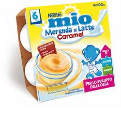 Mio merenda caramel 4 x 100 g