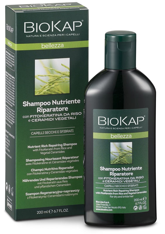 BIOS LINE - Biokap bellezza shampoo nutriente/riparatore 200 ml biosline