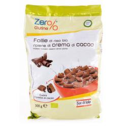 Zero% glutine follie riso ciocciolato fondente bio 300 g