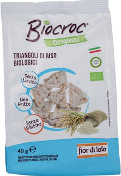 Biocroc triangoli di riso bio 40 g