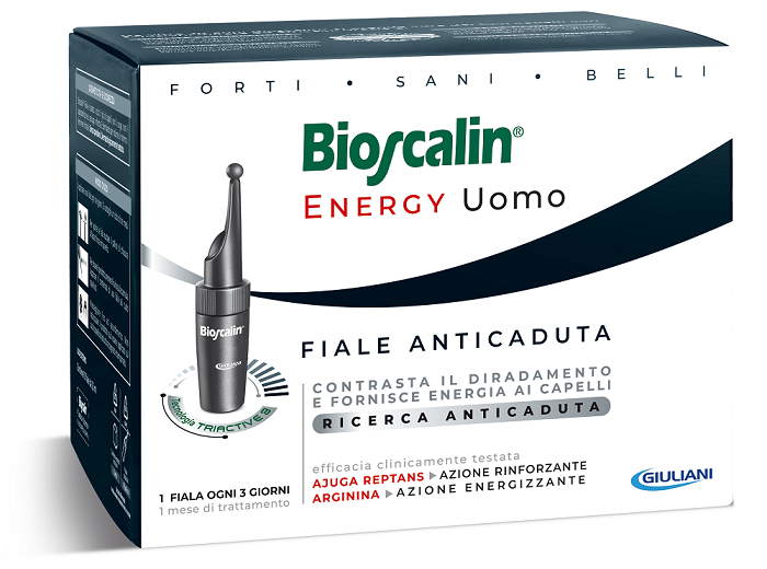 Bioscalin Energy uomo anticaduta dei capelli 10 fiale x 3,5 ml