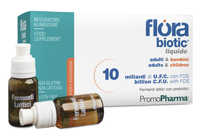 Flora liquido adulti & bambini 10 flaconcini x 10 ml