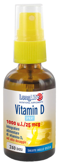 Longlife vitamin d 1000ui spray 30 ml