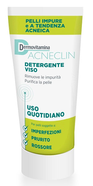 Dermovitamina acneclin detergente viso uso quotidiano 200 ml