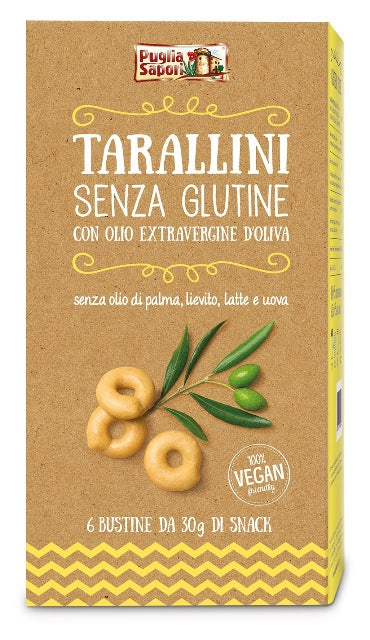 Puglia sapori tarallini classici con olio extravergine di oliva 6 pezzi 30 g