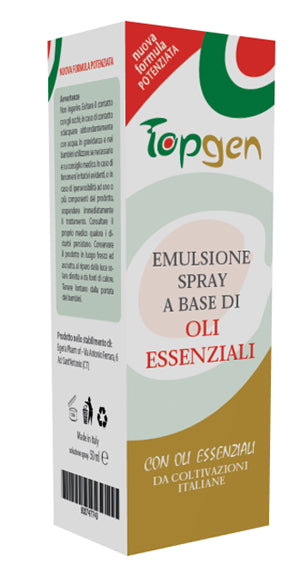 Topgen emulsione spray a base di oli essenziali 50 ml