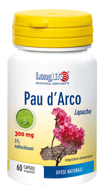 Longlife pau d'arco 60 vegetable capsules