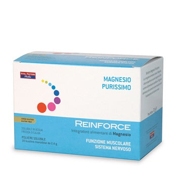 Reinforce magnesio purissimo 30 buste di polvere solubile