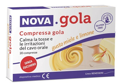 Nova gola lemon/honey 20 tablets