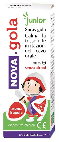 Nova spray para la garganta junior fresa 30 ml