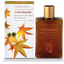 L'Erbolario Ambraliquida bagnogel microsfere vitamina e 250 ml