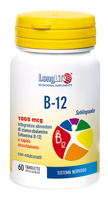 Longlife b12 1000 mcg 60 tavolette