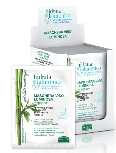 Helan Hjdrata jaluronico maschera viso luminosa monodose 15 ml