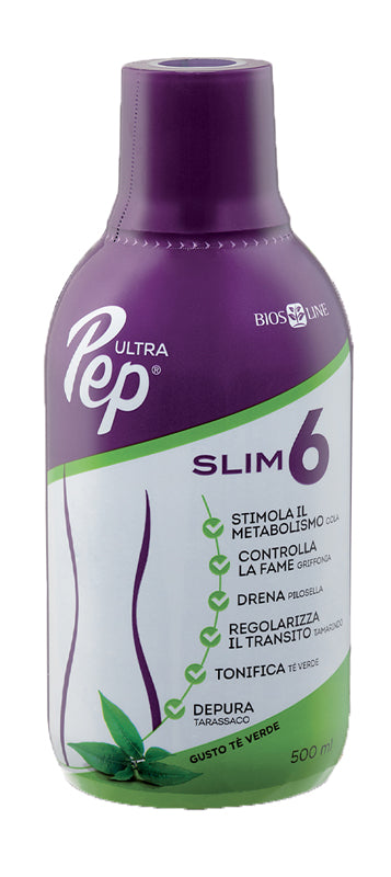 Ultra pep slim 6 te' verde 500 ml biosline