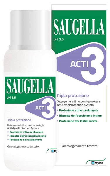 Saugella acti3 detergente intimo 250 ml