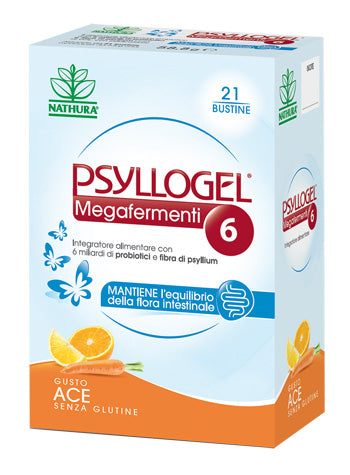 Psyllogel megafermenti 6 gusto ace 21 buste