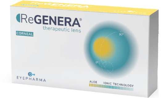 Regenera la lente de contacto terapéutica iónica corneal