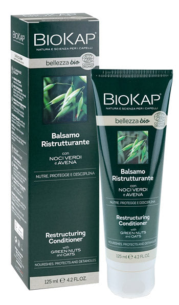 Biokap bellezza bio balsamo ristrutturante cosmos ecocert 125 ml biosline