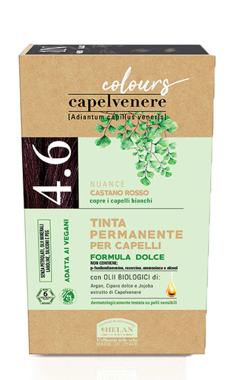 Helan Capelvenere colours tinta capelli 4,6n castano rosso