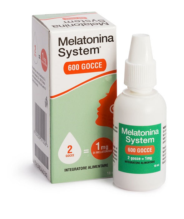 Melatonina system 600 gocce 18 ml