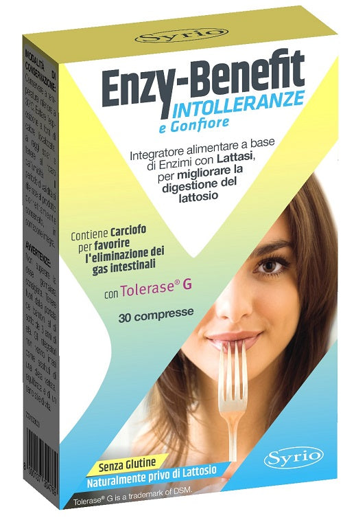 Enzy benefit intolleranze 30 compresse