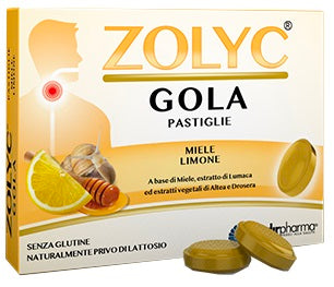 Zolyc gola miele/limone 36 pastiglie