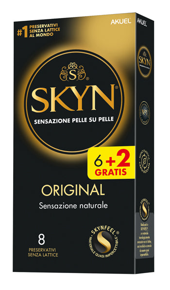 Akuel skyn original sensazione naturale 6 pezzi + 2 omaggio