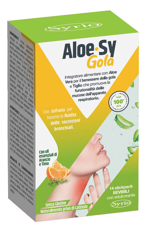 Aloe sy garganta 14 stickpack