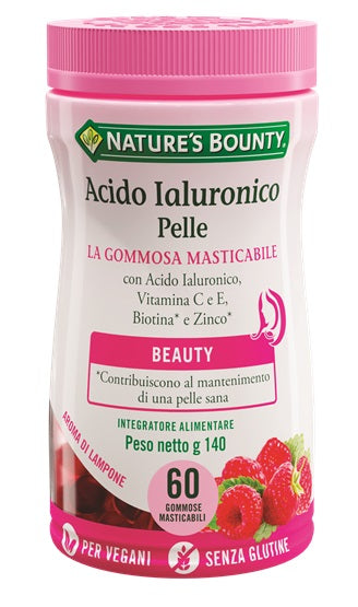 Nature's bounty hyaluronic acid skin 60 chewable gummies