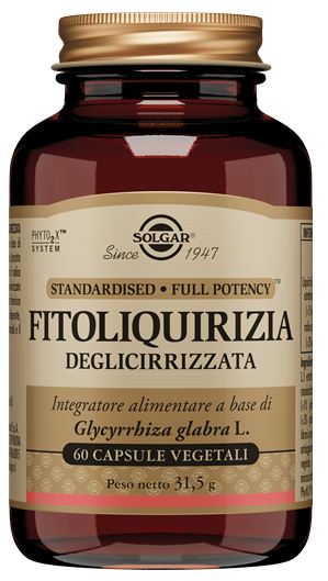 Solgar Fitoliquirizia deglicirizzata 60 capsule vegetali