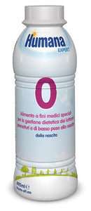 Humana 0 expert 490 ml bottiglia