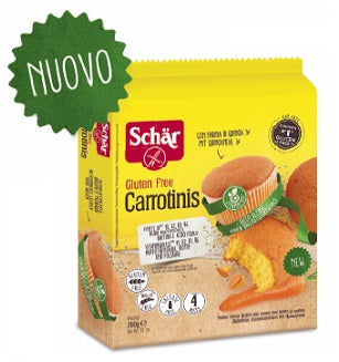 Schar carrotinis tortine alla carota 4 porzioni da 50 g