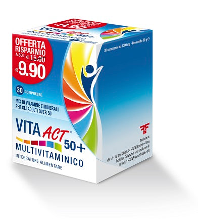 Vita act 50+ multivitaminico 30 compresse