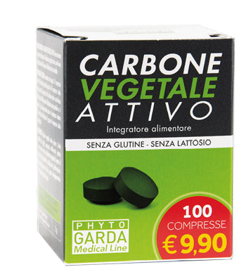 Carbone vegetale attivo 100 compresse