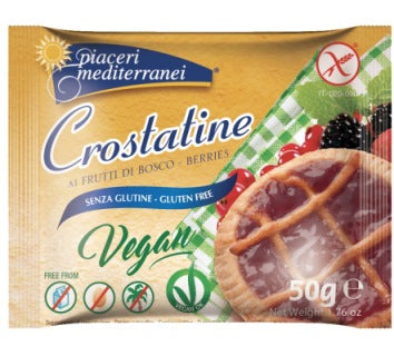 Piaceri mediterranei crostatine frutti di bosco 50 g