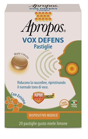 Apropos vox defens honey lemon 20 tablets