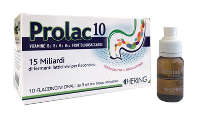 Prolac10 fermenti lattici 15 miliardi 10 flaconcini 8 ml