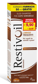 RestivOil - Fisiologico - Olio Shampoo Sebonormalizzante per Capelli Grassi - 250ml TP