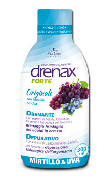 Drenax forte originale con mirtillo e uva 300 ml