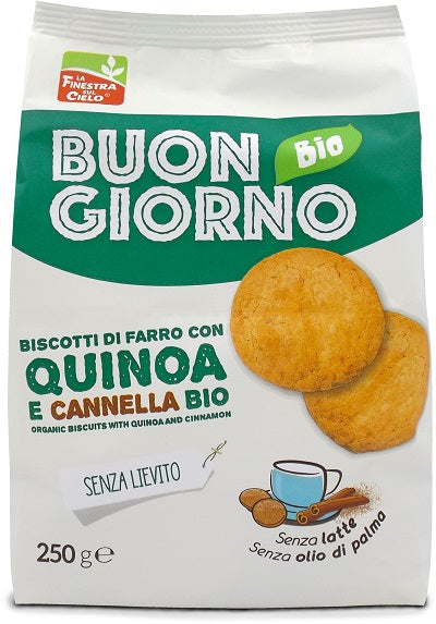 Buongiornobio biscotti con quinoa e cannella senza lievito