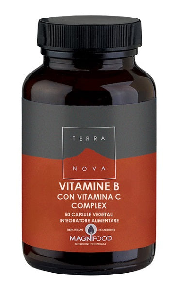 Terranova complesso di vitamine b con vitamina c 50 capsule