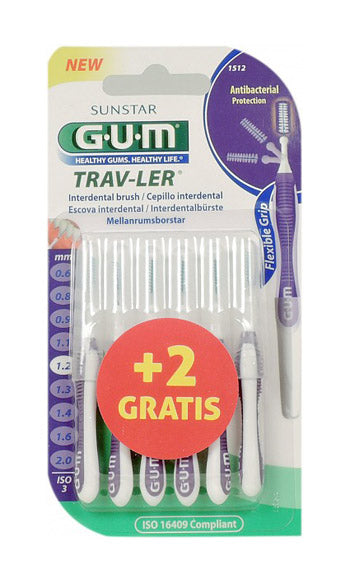 Gum Trav-ler 1512 - 1,2mm scovolini interdentali 6 pezzi